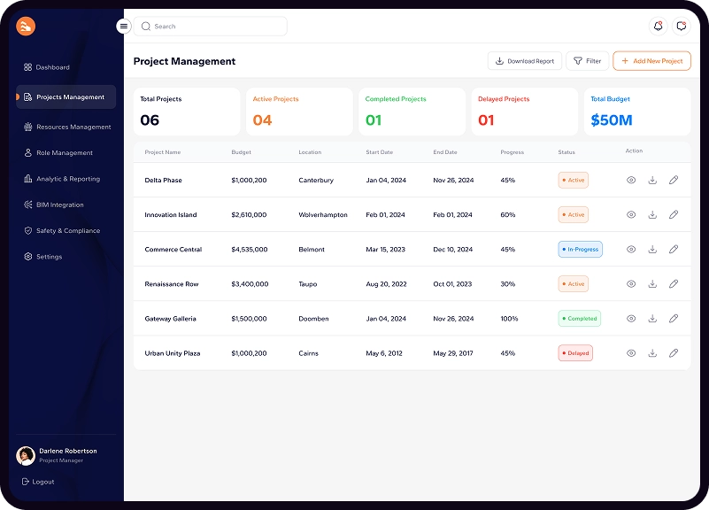 Scalable Architecture Screen