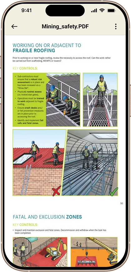 mining safety screen